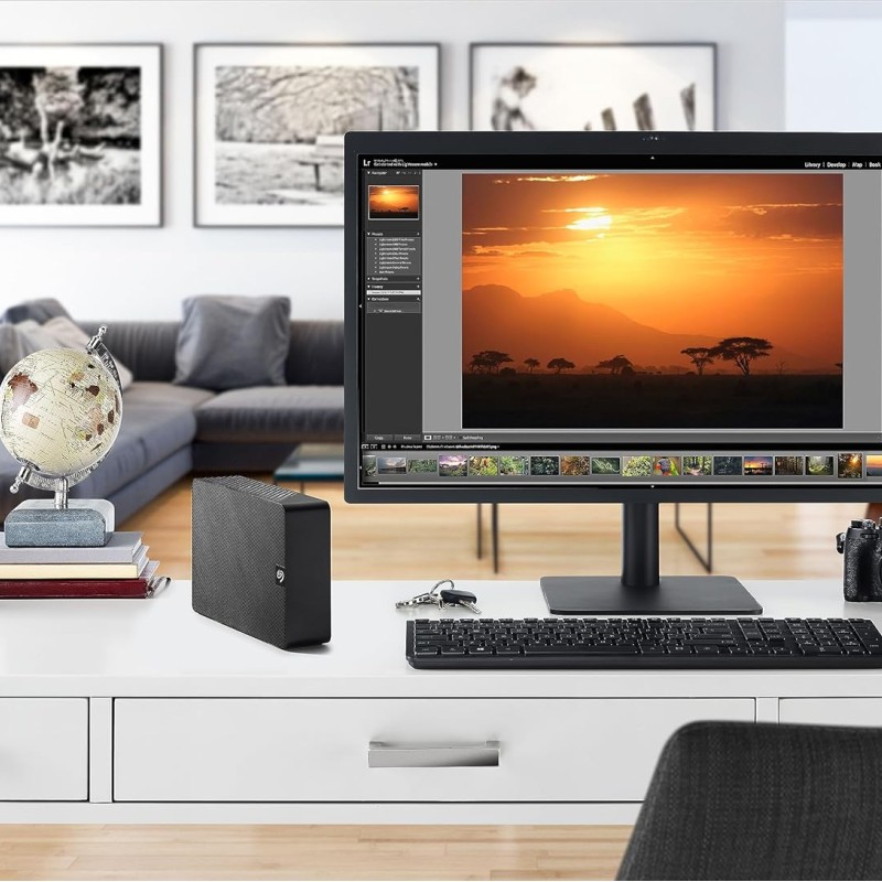 Seagate Expansion 18TB Desktop External HDD - USB 3.0 for Windows and Mac with 3 yr Data Recovery Services, Portable Hard Drive