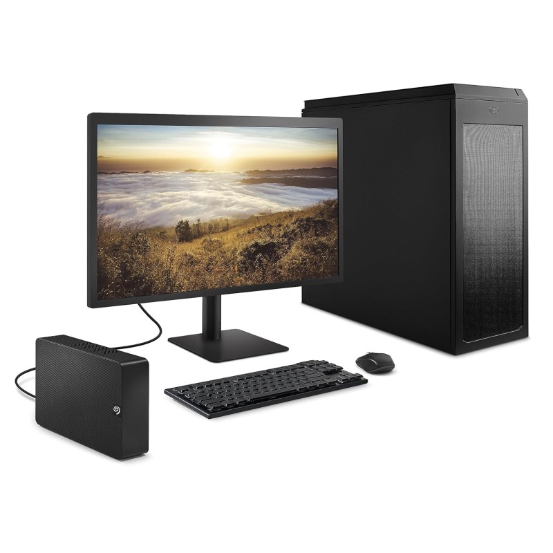 Seagate Expansion 18TB Desktop External HDD - USB 3.0 for Windows and Mac with 3 yr Data Recovery Services, Portable Hard Drive