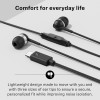 Sennheiser CX 80U Wired in-Ear Earphones with in-Line Microphone, One Button Smart Control Black