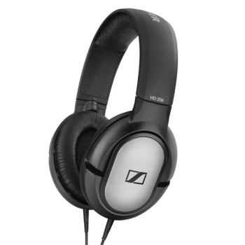Sennheiser HD 206 507364 Wired Over Ear Headphones Without Mic (Black)