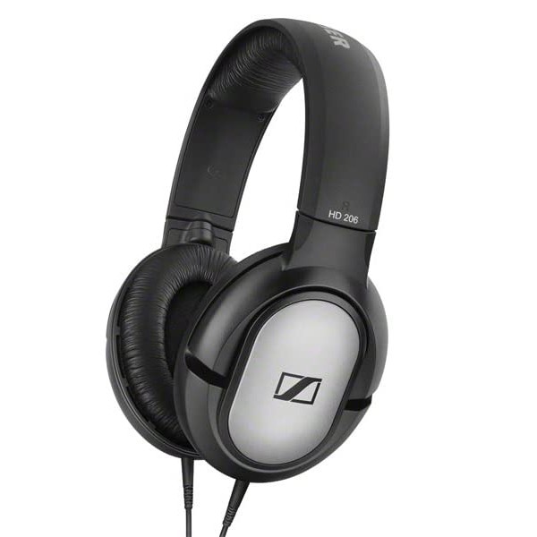 Sennheiser HD 206 507364 Wired Over Ear Headphones Without Mic (Black)