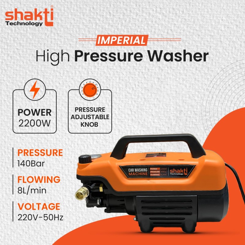 Shakti Technology Imperial High Pressure Car Washer Machine 2200 Watts