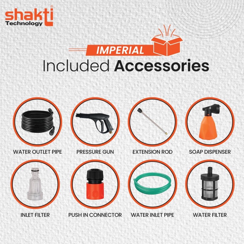 Shakti Technology Imperial High Pressure Car Washer Machine 2200 Watts