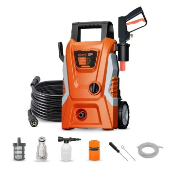 Shakti Technology VS3 High Pressure Car Washer Machine 1900 Watts - Pressure 130 Bar for Cleaning Car, Bike & Home