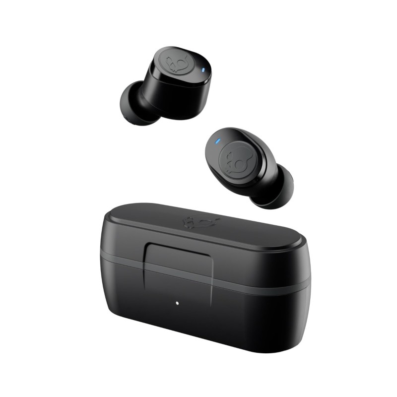 Skullcandy Jib True 2 in-Ear Wireless Earbuds, 32 Hr Battery, Noise-Isolating Fit, IPX4, Work with Android and iOS-Black