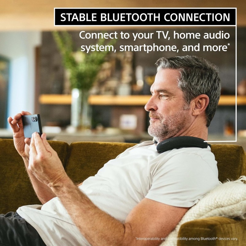 Sony BRAVIA Theater U Wireless Wearable TV Speaker with Dolby Atmos & Bluetooth, Personalized Home