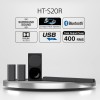 Sony HT-S20R Real 5.1ch Dolby Digital Soundbar for TV with subwoofer and Compact Rear Speakers, 5.1ch Home Theatre System