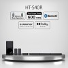 Sony HT-S40R Real 5.1ch Dolby Audio Soundbar for TV with Subwoofer & Wireless Rear Speakers, 5.1ch Home Theatre System