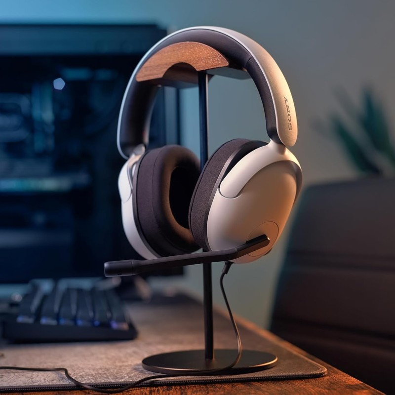 Sony INZONE H3, MDR-G300 Wired Gaming Headset, Over-Ear Headphones with 360 Spatial Sound, USB Wired Over-Ear Professional + USB Connector, flip to Mute mic, App Support & PC Compatible (White)