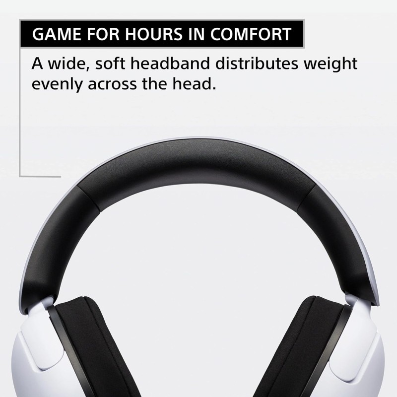 Sony INZONE H3, MDR-G300 Wired Gaming Headset, Over-Ear Headphones with 360 Spatial Sound, USB Wired Over-Ear Professional + USB Connector, flip to Mute mic, App Support & PC Compatible (White)