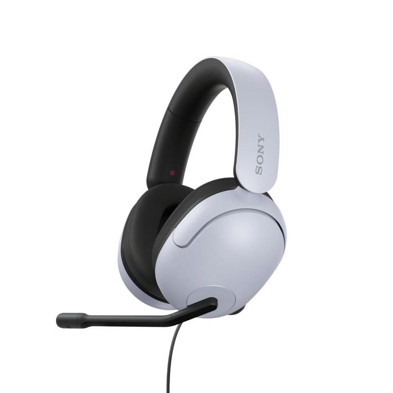 Sony INZONE H3, MDR-G300 Wired Gaming Headset, Over-Ear Headphones with 360 Spatial Soun (White)