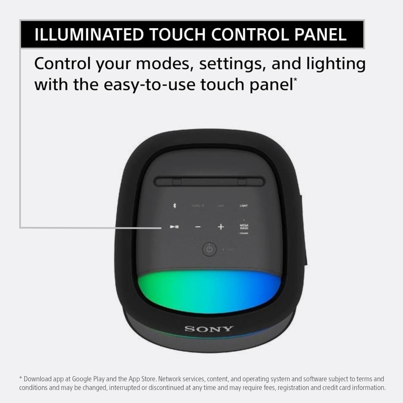 Sony New SRS-XV500 Wireless 240W Portable Bluetooth Karaoke Party Speaker |IPX4 Splash-Proof |25 Hrs Battery |Mega Bass