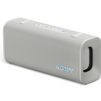 Sony New ULT Field 3 Wireless Bluetooth Speaker, 24hrs Playtime, Massive Bass, Hands Free Calling, Shoulder Strap, IP67 Water, Dust & Rustproof, Quick Charging-White
