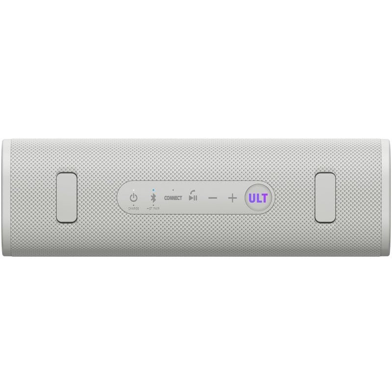 Sony New ULT Field 3 Wireless Bluetooth Speaker, 24hrs Playtime, Massive Bass, Hands Free Calling, Shoulder Strap, IP67 Water, Dust & Rustproof, Quick Charging-White