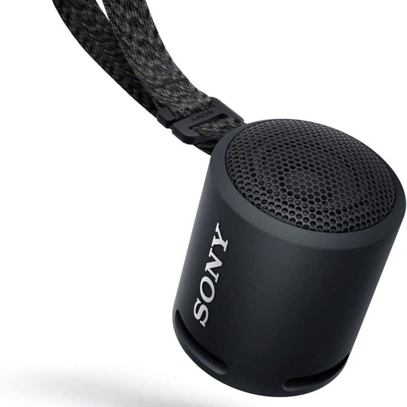 Sony Srs-Xb13 Wireless Extra Bass Portable Compact Bluetooth Speaker with 16 Hours Battery Life, Type-C, Ip67 Waterproof, Dustproof, with Mic, Loud Audio for Phone Calls/Work from Home (Black), Small