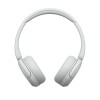 Sony WH-CH520 Wireless Bluetooth Headphones On Ear with Mic, Up to 50Hrs Battery, Quick Charge, DSEE Upscale, Multipoint Connectivity, Voice Assistant, Customized EQ-White