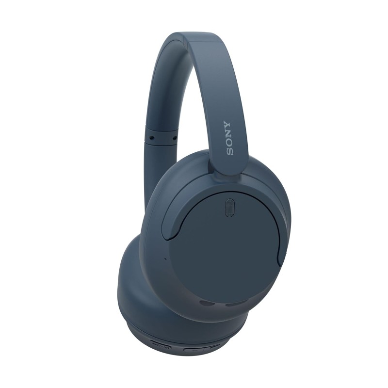 Sony WH-CH720N Active Noise Cancellation Wireless Bluetooth Over Ear Headphones with Mic, Adaptive Sound Control, Quick Charge, Up to 35Hrs Battery, Customized EQ- Blue