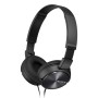Sony ZX Series MDR-ZX310AP Wired Headband Stereo On Ear Headset -Black