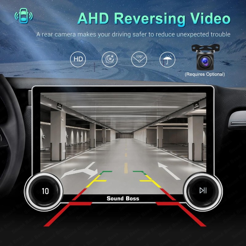 Sound Boss 2K Diamond Series Androidify 3rd Generation 11.8 Inch (4GB/64GB) Android Car Stereo (Double Din)