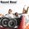 Sound Boss Car Speaker SB-CX-62SI Premium 16.51 cm (6.5 inch) 2-Way Coaxial Speakers (Black), Peak Power - 380 W, RMS Power - 75W, Rated Power - 70W