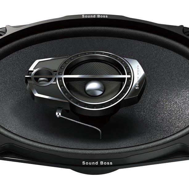Sound Boss Performance Auditor New Gold Series SB-6979 6x9 3-Way 480W Co-Axial Car Speakers