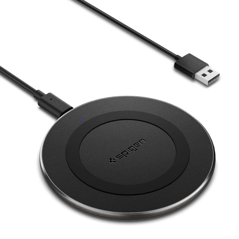 Spigen Wireless Charger 15w, for iPhone 17/16/15/14/13/12 (PF2104) - Black