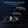 Stone Max Portable Speaker with 18W Powerful Sound, TWS Function, up to 9Hrs Playback, RGB, Deep Bass - Slay Black