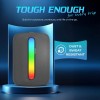 Stone S20 12W Handy Speaker with TWS Function, up to 7Hrs Playback, RGB, Deep Bass, Bluetooth 5.4 - Lite Grey