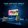 Stone S20 12W Handy Speaker with TWS Function, up to 7Hrs Playback, RGB, Deep Bass, Bluetooth 5.4 - Lite Grey