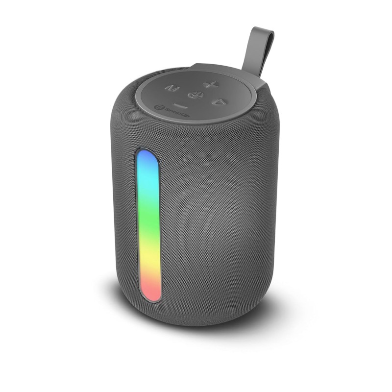 Stone S20 12W Handy Speaker with TWS Function, up to 7Hrs Playback, RGB, Deep Bass, Bluetooth 5.4 - Lite Grey