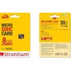 Strontium MicroSD Class 10-8GB Memory Card (Black)