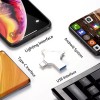 TECHNOVIEW Flash Drive 64GB 4 in 1 Pendrive with Light-ning, Micro USB, USB A, Type-C Interface Mini Hangable Pen Drive