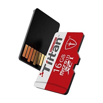 TIITAN 16GB Class 10 MicroSDXC Memory Card