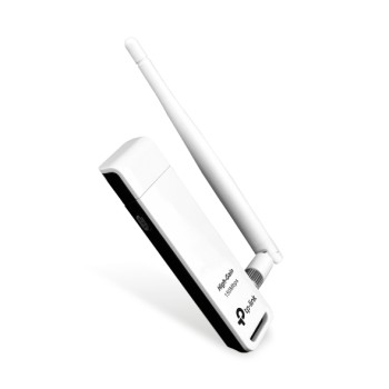 TP-Link TL-WN722N 150 Mbps High Gain Wireless USB Adapter  (White)