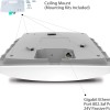 Tp-link Eap225 Ac1350 (867+450) Dual Band Wireless Ceiling Mount Access Point, Poe, Gb Lan, Cluster-able, Free Software