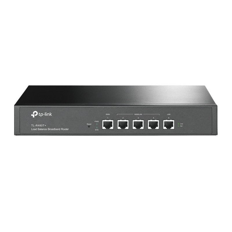 Tp-link Tl-r480t+ Load Balance Broadband Business Router With Up To 4 Wan Ports, Pppoe Server, Advanced Qos And Strong Firewall