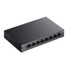 TP-Link LS109P 9-Port 10/100Mbps Desktop Ethernet Switch with 8-Port PoE+, 63 W PoE Budget, PoE Auto Recovery,Up to 250 m PoE Transmission, Plug & Play, Ideal for IP Surveillance & Network Security