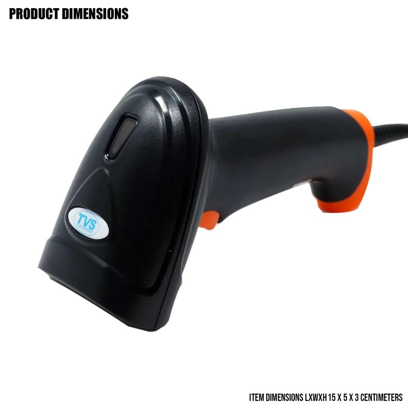 TVS Electronics BS-L100 Plus Barcode Scanner 1D High-Speed Scan Handheld Reader for Mobile Payment Retail Store Supermarket