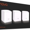 Tenda Mw3 Whole Home Mesh Wifi System, Dual Band Ac1200 Router Replacement For Smart Home, 3000 Sq. Ft Network Coverage (white, Pack Of 3)
