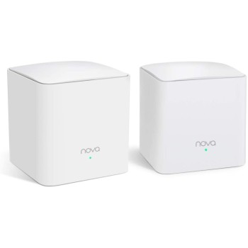 Tenda Nova MW5G Whole Home Mesh Wi-Fi System, 2500sq² Wi-Fi Coverage, Two Gigabit Ports, Work with Amazon Alexa, Parental (Pack of 2)