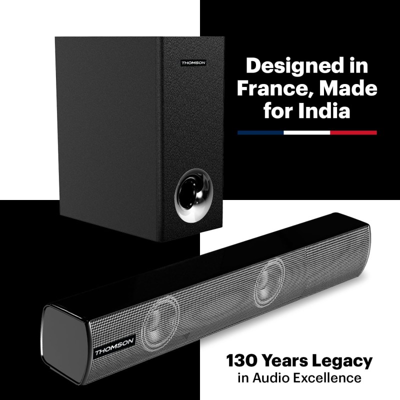 Thomson 80 Watt Bluetooth Soundbar I Alphabeat80, Music System, Bass Woofer, Home Theatre Speaker Bar BT v5.1