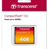 Transcend 4GB 133x Ultra Speed Compact Flash Card (TS4GCF133)