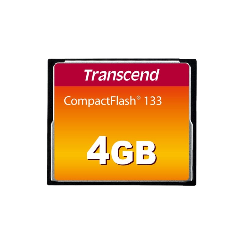 Transcend 4GB 133x Ultra Speed Compact Flash Card (TS4GCF133)