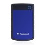 Transcend 4TB External HDD - One Touch auto Backup | RecoveRx Software | USB 3.1 Gen 2 for Windows and Mac | Portable Hard Drive Navy Blue TS4TSJ25H3B