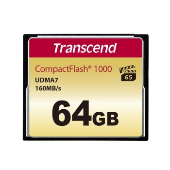 Transcend Information 64GB Compact Pen Card - TS64GCF1000 (160/120 MB/s)