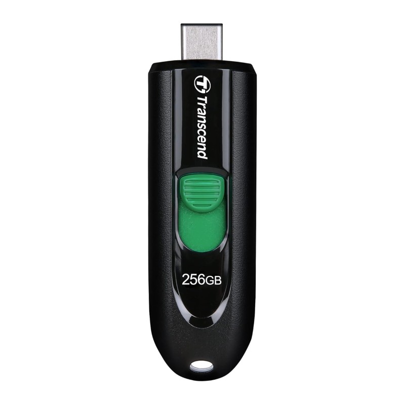 Transcend JetFlash 790C 256GB USB 3.2 Gen 1 (USB 5Gbps) Flash Drive, USB Type-C Pen Drive Black (TS256GJF790C)