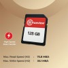 Trueview Memory Card 128GB Class 10, Up to 70 Mbps Reading & 30 Mbps Writing Speed with High Performance