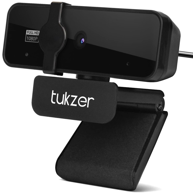 Tukzer 2.1 MP Full HD 1080P Web Camera, CMOS Webcam with Microphone| (C01-Black)