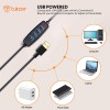 Tukzer 8-Inch LED USB Selfie Ring Light with Clamp Mount, 3 Light Modes & 10 Level Brightness, for Laptop/PC/Monitor/Desk/Bed/Office/Video Conferencing/Live Streaming/Makeup/Webcam/Classes