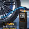 UN1QUE PT600 Cordless Tyre inflator for Car and Bike,150 PSI,6000 mAh Car Air Pump with LED Flash Light,Digital Display